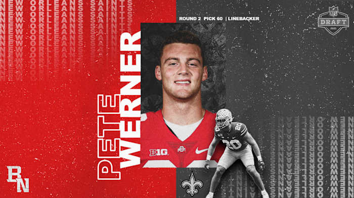 Pete Werner NFL Draft Card